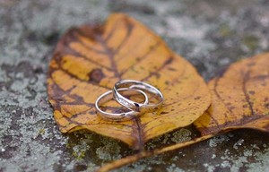 Brigit White  elegantní snubní prsteny z bílého zlata
