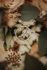Doris White snubní prsteny z bílého zlata