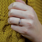 Adéla W Briliant  krásný prsten z bílého zlata