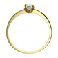 Elizabeta Gold zásnubní prsten ze žlutého zlata