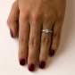 Elise Silver stříbrný zásnubní prsten snů