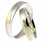 Delia Colour GW výjimečné zlaté kombinované snubní prsteny
