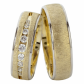 Latif Colour GW  snubní prsteny ze žlutého a bílého zlata