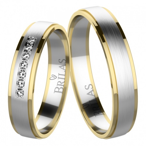 Nicodemo Colour GW-originální snubní prsteny