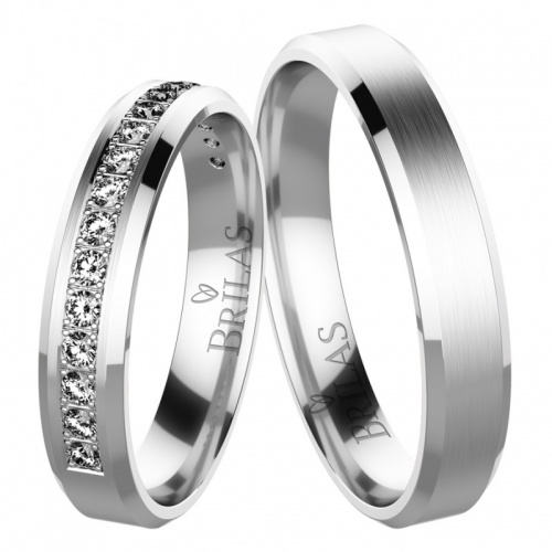 Elise White -elegantní snubní prsteny