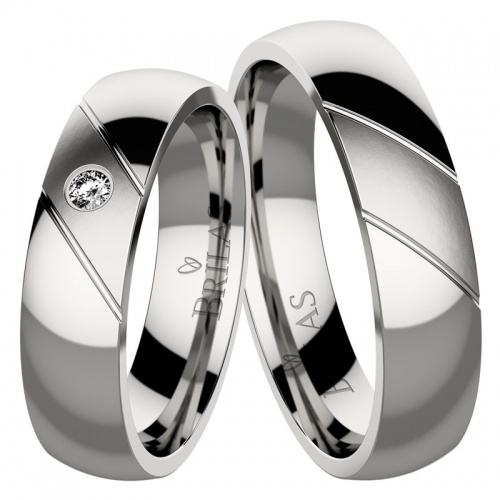 Emanuele Steel-jedinečné ocelové snubní prsteny