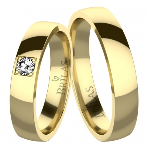 Osanna Gold - jemné snubní prsteny ze žlutého zlata