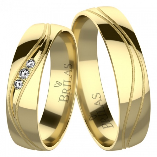 Ema Gold-snubní prsteny ze žlutého zlata