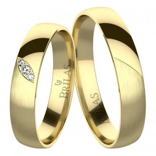 Egypt Gold-snubní prsteny ze žlutého zlata