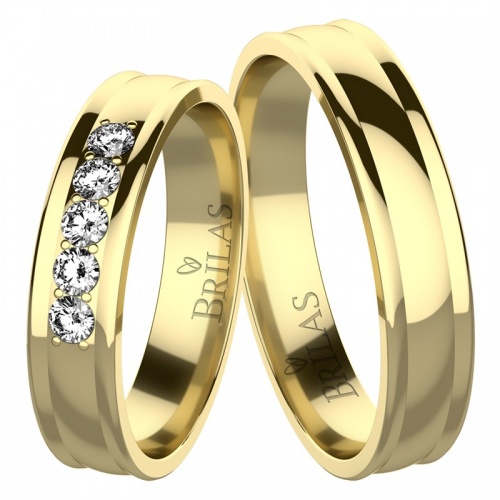 Nikola Gold - snubní prsteny ze žlutého zlata