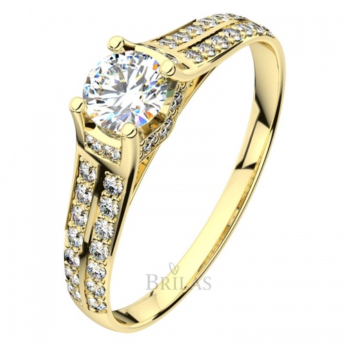 Apolonia Gold -prsten ze žlutého zlata