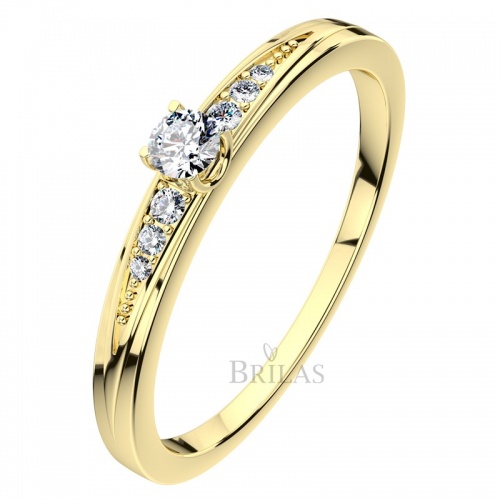 Nomia G Briliant -prsten ze žlutého zlata