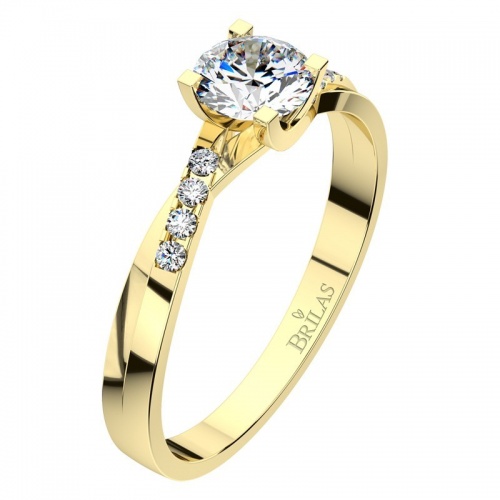 Zante Gold - exkluzivní zásnubní prsten ze žlutého zlata