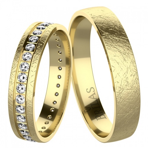 Reina Gold-snubní prsteny ze žlutého zlata