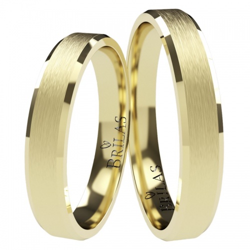 Visa Gold - snubní prsteny ze žlutého zlata