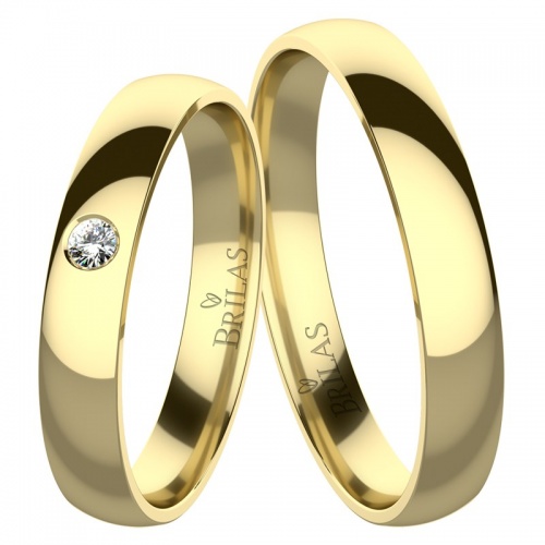 Ara Gold Diamond  - snubní prsteny ze žlutého zlata