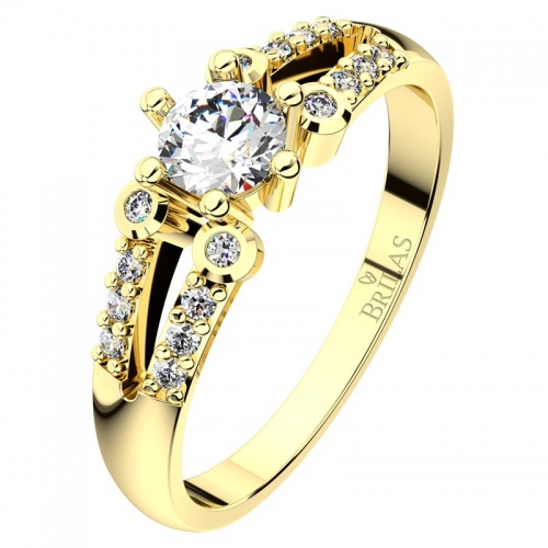 Berenika Gold-prsten ve žlutém zlatě