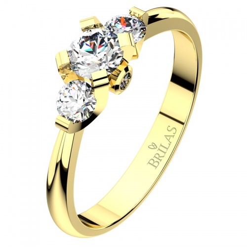 Klára Gold-prsten ve žlutém zlatě