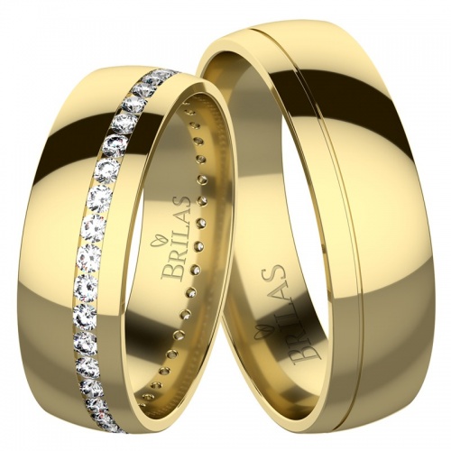 Celeste Gold - snubní prsteny ze žlutého zlata