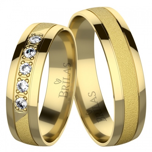 Rufian Gold-elegantní snubní prstýnky ze žlutého zlata