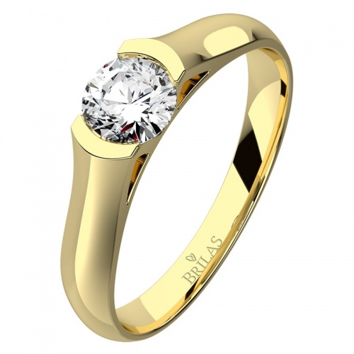 Aura G Briliant  - prsten ze žlutého zlata