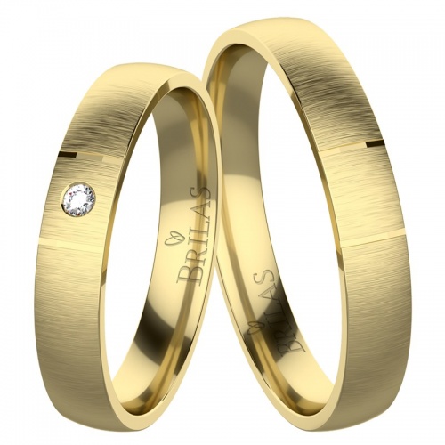 Salomi Gold-snubní prsteny ze žlutého zlata