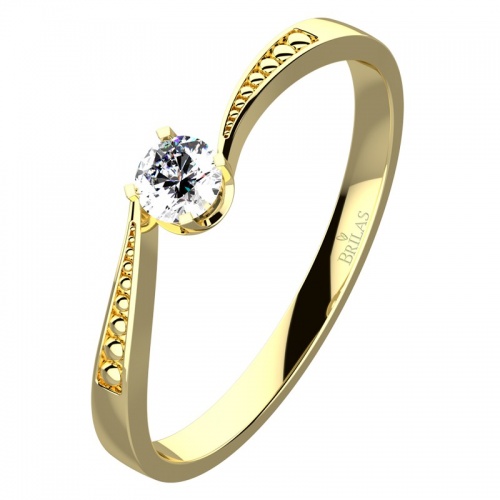 Aneta Gold  - prsten ze žlutého zlata 