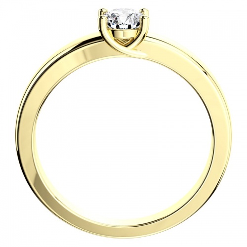 Apolena Gold - zásnubní prsten s brilianty