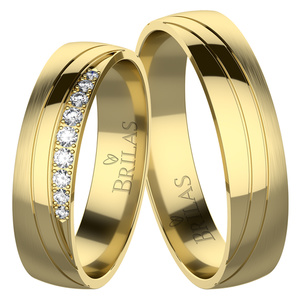 Destini Gold - snubní prsteny ze žlutého zlata