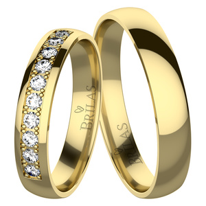Fauna Gold-snubní prsteny ze žlutého zlata