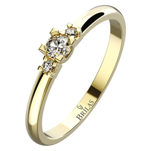Serafina Gold - zásnubní prsten ze žlutého zlata