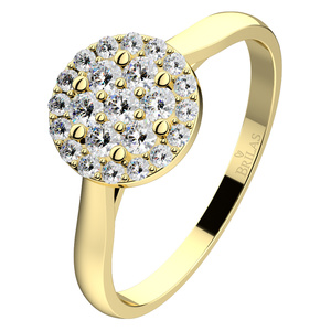 Maruška Princess G Briliant-prsten ze žlutého zlata