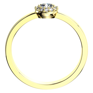 Rézinka Princess G Briliant - prsten ze žlutého zlata