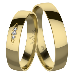 Hedvika Gold - snubní prsteny ze žlutého zlata
