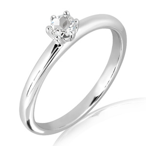 Thalia S White Topaz-prsten ze stříbra s bílým topazem