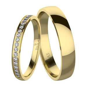 Sadira Gold - snubní prsteny ze žlutého zlata