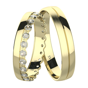Fiera Gold - snubní prsteny ze žlutého zlata