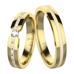 Rabia Gold - snubní prsteny ze žlutého zlata