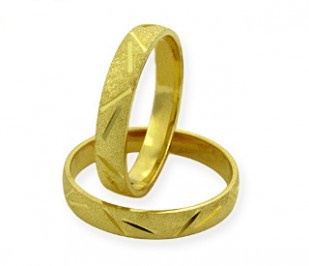 Flair-zlaté snubní prstýnky