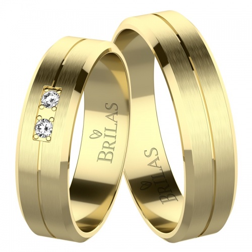 Felis Gold snubní prsteny ze žlutého zlata