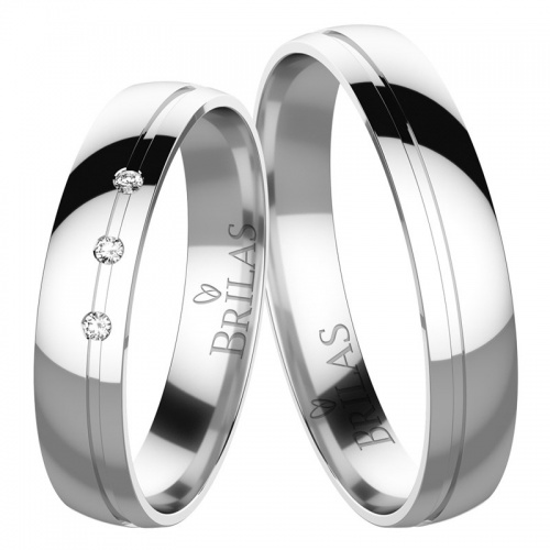 Dominika Silver snubní prsteny ze stříbra