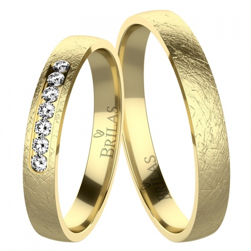 Desire Gold snubní prsteny ze žlutého zlata