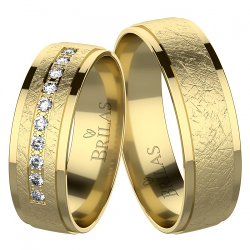 Rina Gold snubní prsteny ze žlutého zlata