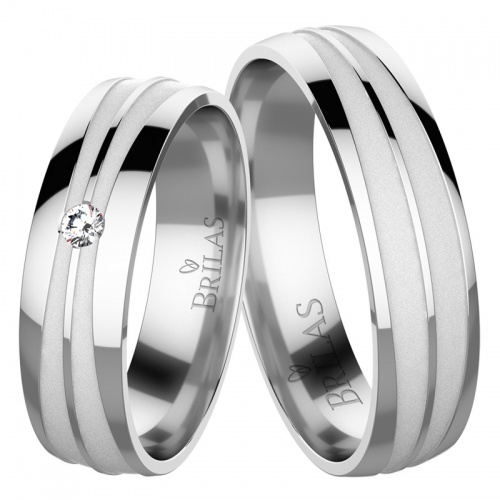 Criss Silver stříbrné snubní prsteny