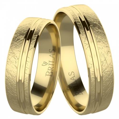Sony Gold snubní prsteny ze žlutého zlata