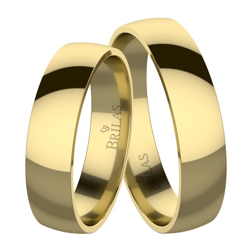 Arden Gold snubní prsteny ze žlutého zlata