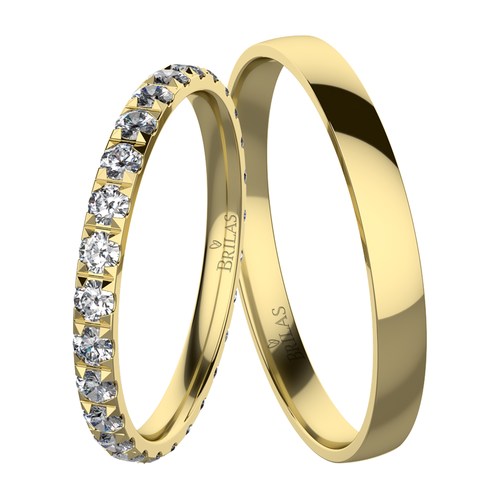 Pontos Gold snubní prsteny ze žlutého zlata