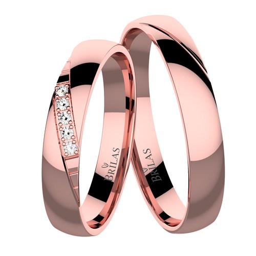 Eleanor Red  elegantní snubní prsteny