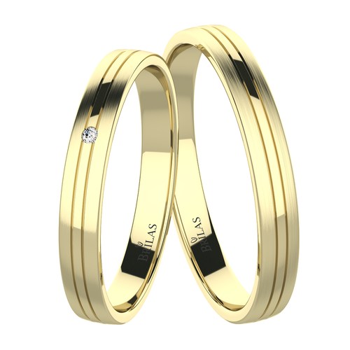 Kordula Gold snubní prsteny ze žlutého zlata