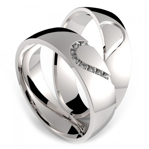 Constanza Silver jemné stříbrné snubní prsteny